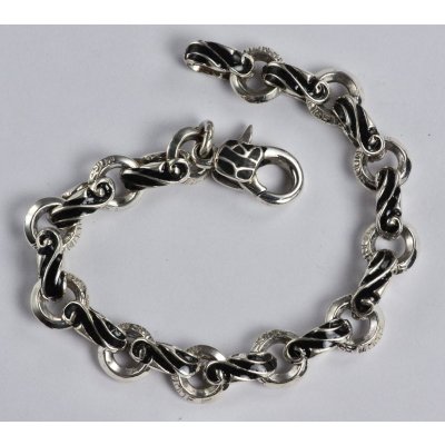 画像2: 【70%OFF】sv925アラベスク&リングスブレスレット