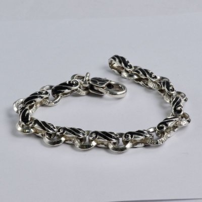 画像3: 【70%OFF】sv925アラベスク&リングスブレスレット