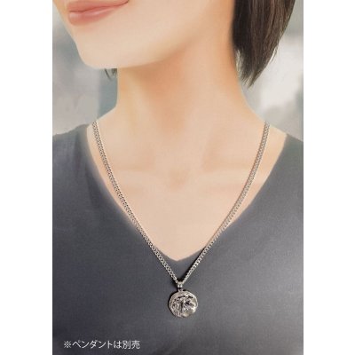 画像5: シルバー２面カット キヘイネックレス 約52cm