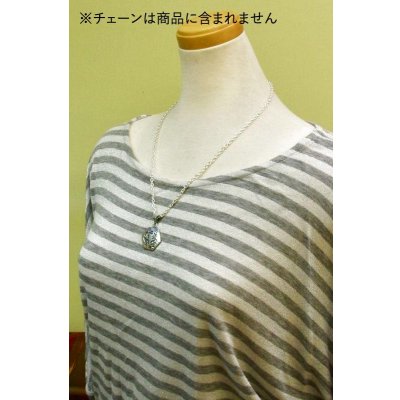 画像7: 【50%OFF】SV925ココペリ六角形ペンダントトップ