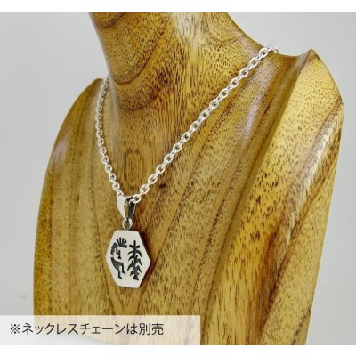 画像5: 【50%OFF】SV925ココペリ六角形ペンダントトップ