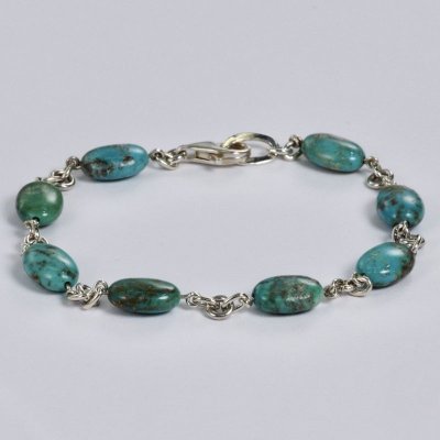 画像5: 【50%OFF】 ★現品限り★SV925ターコイズブレスレット