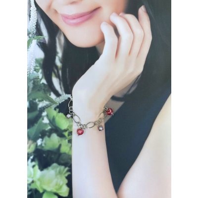 画像5: 【50%OFF】 SV925ブレスレット ベネチアンガラス ピンク