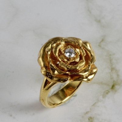 画像8: SV925/CZ　ローズリング