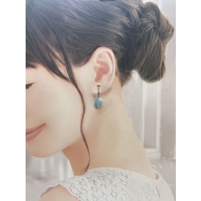 画像3: アクアマリンタンブル　イヤリング