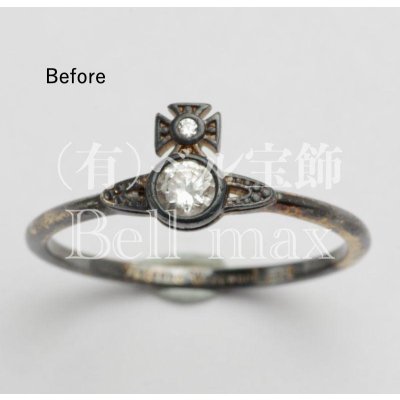 画像1: 【修理例】【新品仕上げ】Vivienne Westwood(ヴィヴィアンウエストウッド)リング 再メッキ