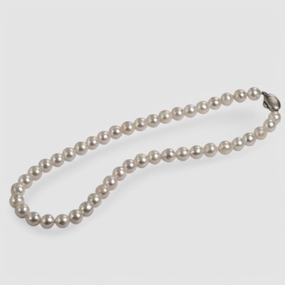 画像2: 【お値打ち品】アコヤパール 約9×9.5mmパールネックレス