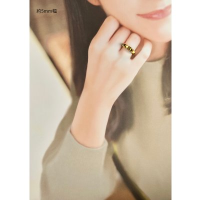 画像12: 【受注生産品】K18スタッズリング 約3mm幅/約5mm幅