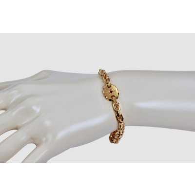 画像7: 【受注生産品】K18 ルビープレート付きブレスレット