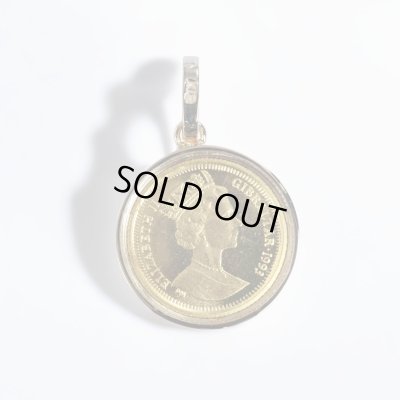 画像2: 【特価】純金ピーターラビット金貨 1/25オンス　K18YG枠コインペンダント
