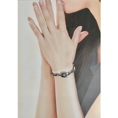 画像10: 【受注生産品】Pt900ダイヤモンドプレート付きブレスレット