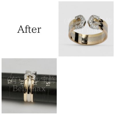 画像3: 【修理例】サイズ直し　カルティエ2Cリング