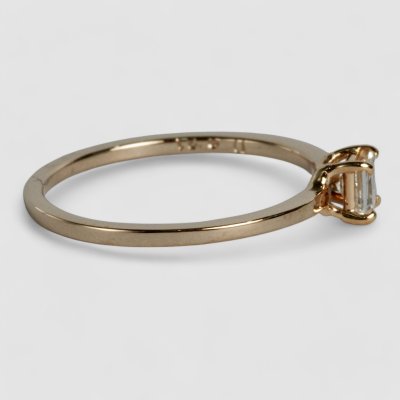 画像5: K18PGダイヤモンドリング(0.21ct)