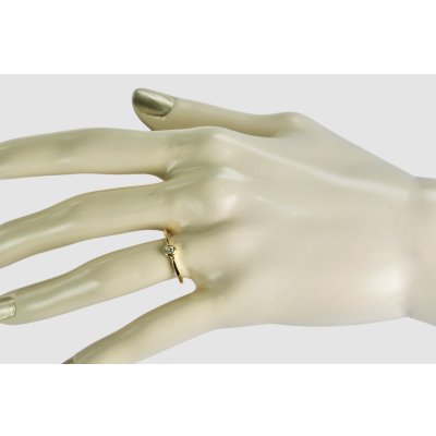 画像6: K18YG ダイヤモンドリング(0.087ct)