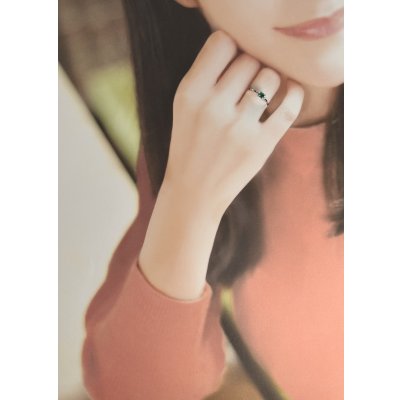 画像6: Pt900エメラルドリング(0.20ct)