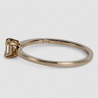 画像3: K18PGダイヤモンドリング(0.21ct)