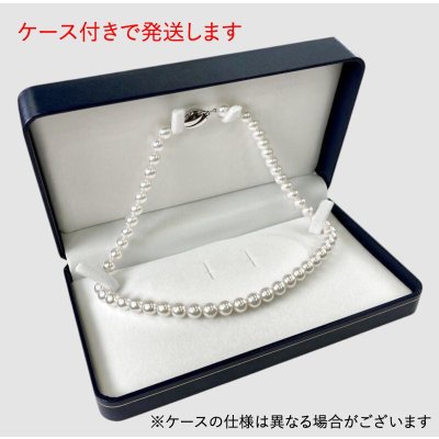 画像8: ★真珠てりクロス付き★アコヤパールネックレス