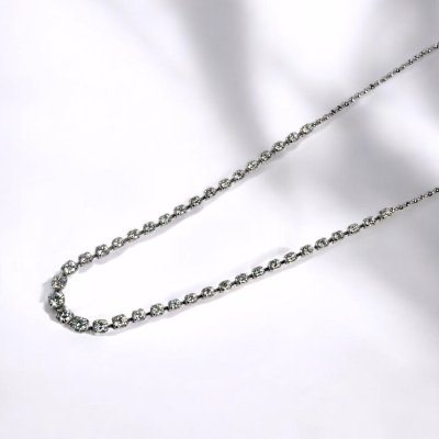 画像1: Pt850 ダイヤモンド1.00ct ネックレス