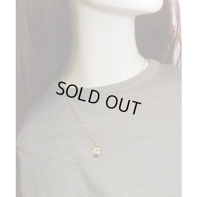 画像6: K18オーバル凹みペンダントネックレス