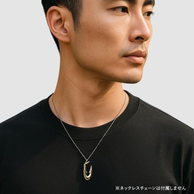 画像7: シルバー/K18 縄文釣り針 大