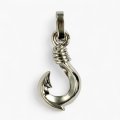 【再入荷】Pt900フィッシュフックペンダント SSサイズ