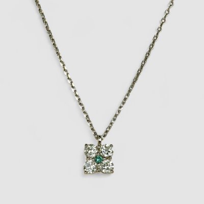 画像1: Ptダイヤモンドペンダントネックレス