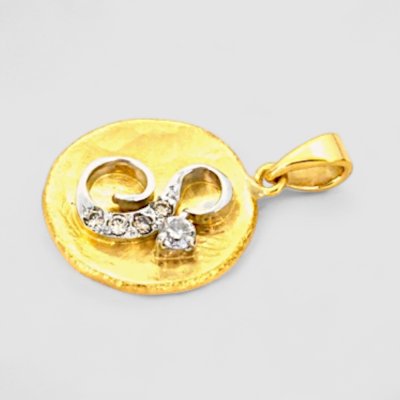 画像2: 【オーダー例】余った金・プラチナでイニシャルペンダントにリフォーム