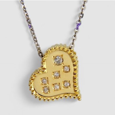 画像1: 【オーダー例】K18ハートペンダント