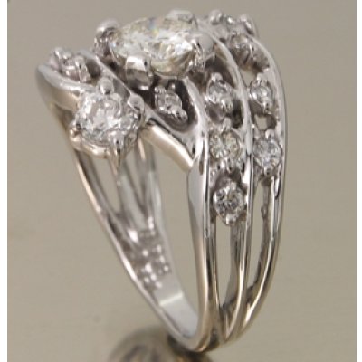 画像4: ダイヤ立て爪リング（指輪）、ダイヤファッションリングで1本のダイヤリングにリフォーム