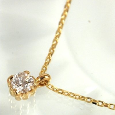 画像4: プラチナダイヤ立爪リングをK18イエローゴールドのダイヤペンダントネックレスにリフォーム