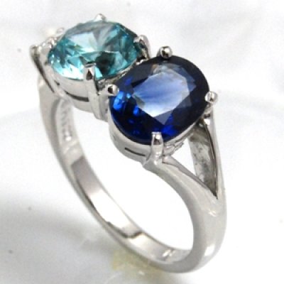 画像4: 3本の指輪の石を使って1本の指輪にリフォーム制作