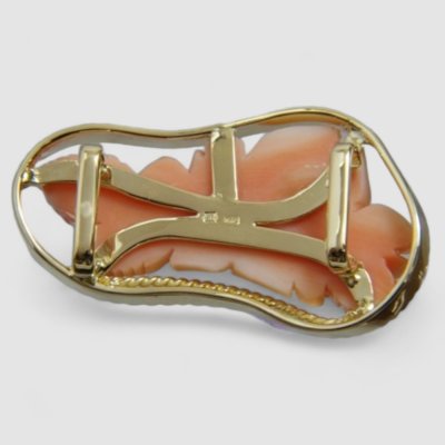 画像4: 【オーダー制作例】K18珊瑚帯留め制作