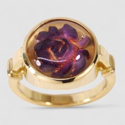 画像2: 【リフォーム・オーダー】お客様の片方になったイヤリングで指輪を制作