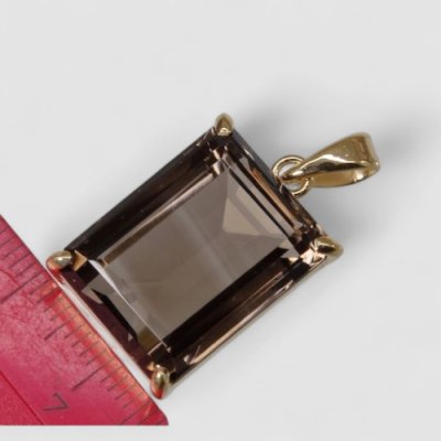 画像4: 【リフォーム例】シルバー×スモーキークオーツをペンダントにカスタマイズ