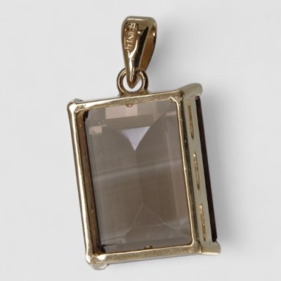 画像3: 【リフォーム例】シルバー×スモーキークオーツをペンダントにカスタマイズ