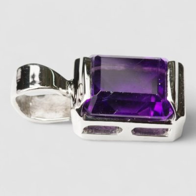 画像2: 【リフォーム例】K14WGアメシストリングをPtペンダントへ作り替え