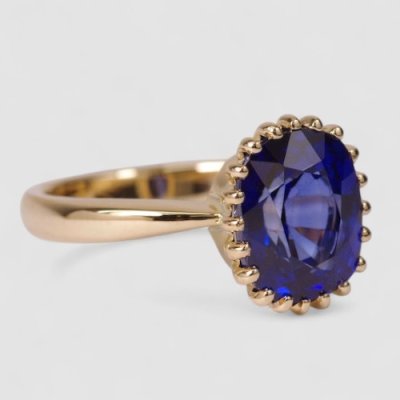 画像4: 【オーダー例】再結晶サファイアオーダー制作リング