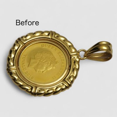 画像2: コインペンダントのバチカン交換