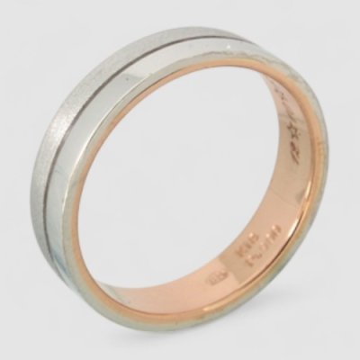 画像4: 【オーダー制作例】プラチナ、ピンクゴールドマリッジリング（結婚指輪）