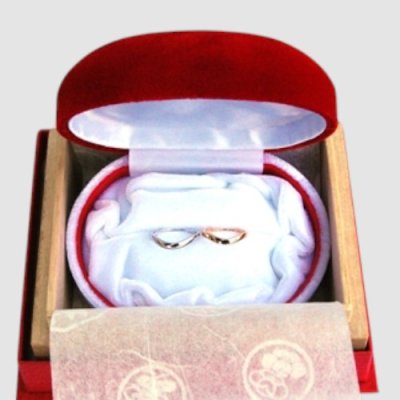 画像6: 【オーダー制作例】Pt900とK18YGのV字マリッジリング