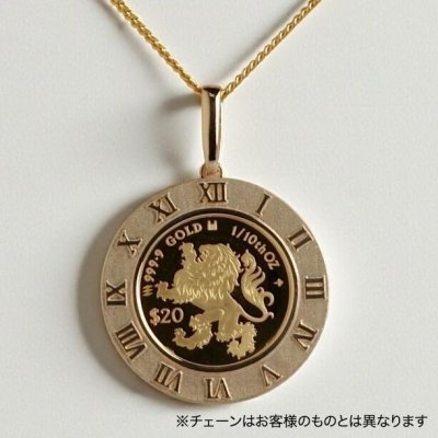 画像2: 【リフォーム例】コインペンダントのバチカンと枠をリサイズ