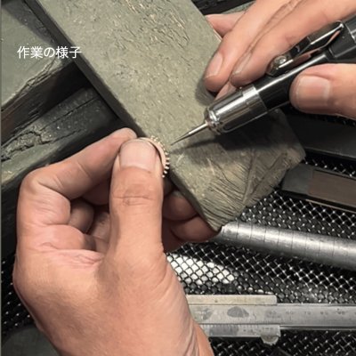 画像5: 【リフォーム例】プラチナのハーフエタニティリングをK18ゴールドへ