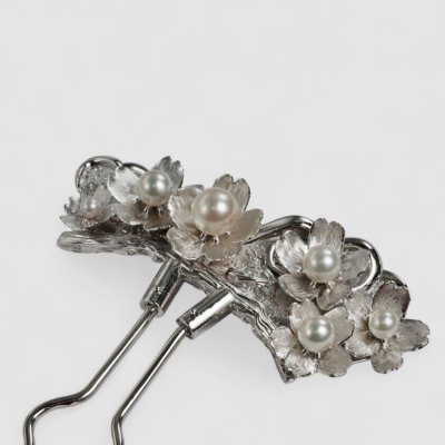 画像3: 【オーダー例】銀の桜かんざし