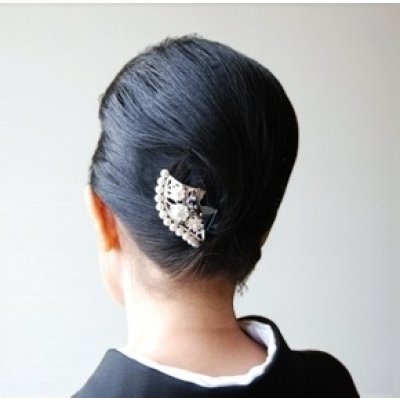 画像5: 【オーダー例】アコヤ真珠とシェルのお花をあしらったシルバーかんざし