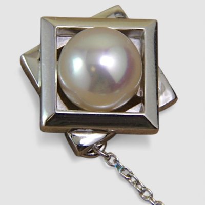 画像4: 【オーダー制作例】SV925アコヤパールタイタック制作