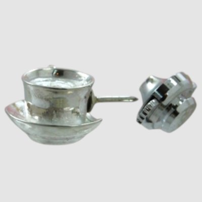 画像4: 【オーダー例】M様ご依頼 コーヒーポット＆カップのタイニーピン