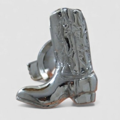 画像1: 【オーダー例】SV925ウエスタンブーツ型タイニーピン