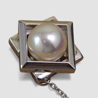 画像3: 【オーダー制作例】SV925アコヤパールタイタック制作