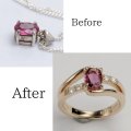 【リフォーム例】ピンクサファイアペンダント→K18リングに作り替え