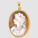 画像1: 【オーダー例】K18シェルカメオのペンダントトップ (1)
